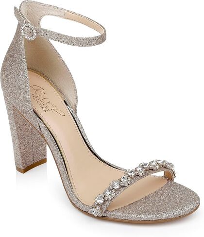 Jewel Badgley Mischka Alyssa Block Heel Sandals in Saudi Arabia