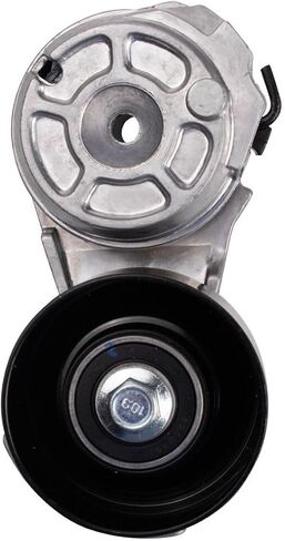 Serpentine Belt Tensioner Aluminum&Steel Silver Black Pulley 0.67 Diameter 1pc for Ford for Crown Victoria 2000-2010 for Mustang 2000-2004,for Lincoln for Town Car 2000-2010 in Saudi Arabia