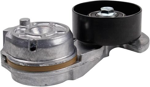 Serpentine Belt Tensioner Aluminum&Steel Silver Black Pulley 0.67 Diameter 1pc for Ford for Crown Victoria 2000-2010 for Mustang 2000-2004,for Lincoln for Town Car 2000-2010 in Saudi Arabia