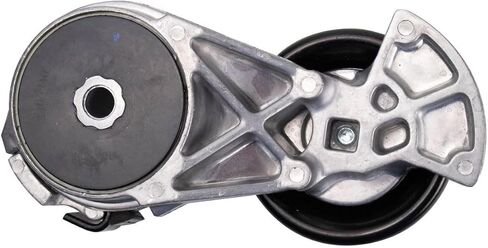 Serpentine Belt Tensioner Aluminum&Steel Silver Black Pulley 0.67 Diameter 1pc for Ford for Crown Victoria 2000-2010 for Mustang 2000-2004,for Lincoln for Town Car 2000-2010 in Saudi Arabia