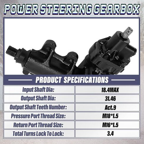 27-8414 Complete Power Steering Gear Box Gearbox Assembly Fit for Grand Cherokee 1999-2004 L6 4.0L | Fit for Grand Cherokee 1999-2004 V8 4.7L,OE# 27-8414, 278414, 52088272AB, 52088272AC in Saudi Arabia