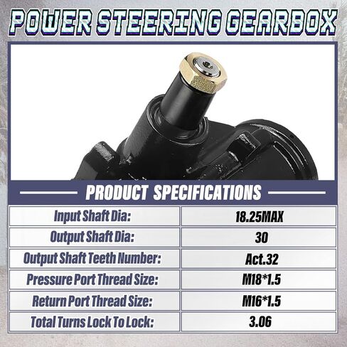 27-7522 COMMENT POWER TEERINGER BOX BOX ASSEMBLY FIT لـ CHEVROLET C10 C20 C30 1980-1991 | مناسب لـ GMC R2500 ، Jimmy ، R3500 ، OE# 7846958 in Saudi Arabia