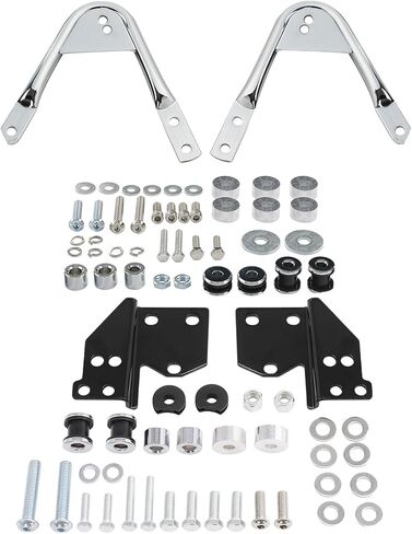 TCMT Quick Release Sissy Bar & Tour Pack Rack Docking Kit Fit For Harley Touring Models Road King Road Glide Street Glide Electra Glide Ultra Classic 1997-2008 in Kuwait