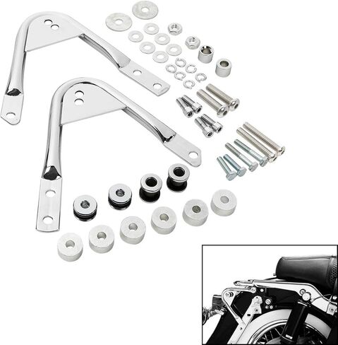 TCMT Quick Release Sissy Bar & Tour Pack Rack Docking Kit Fit For Harley Touring Models Road King Road Glide Street Glide Electra Glide Ultra Classic 1997-2008 in Kuwait