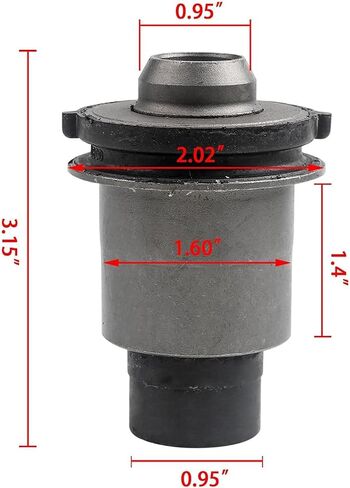Pair Front Suspension Subframe Bushing Left & Right Compatible with Nissan Versa Sedan & Hatchback; Sentra Cube Note 2007-2012 Replace 54400EL00A, 54400EM30B in Saudi Arabia