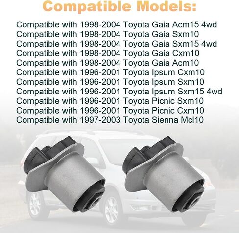 Beam Beam Beam الخلفي المتوافق مع Toyota Sienna 1997-2003 ، Toyota Picnic 1996-2001 ، Toyota Gaia 1998-2004 ، Toyota Ipsum 1996-2001 ، استبدال 48725-44010 0410010K2 in Saudi Arabia