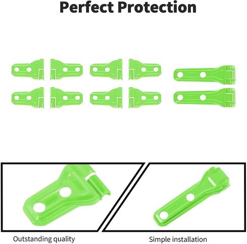 Jwwy for Jeep JL Hinge Kits Door Door Cover Cover Park Tyre Carrier Bracket Cover Cover Trim Trim For 2018-2024+Jeep Wrangler JL Jlu & Gladiator JT Outside Accessories 20pcs White in Kuwait