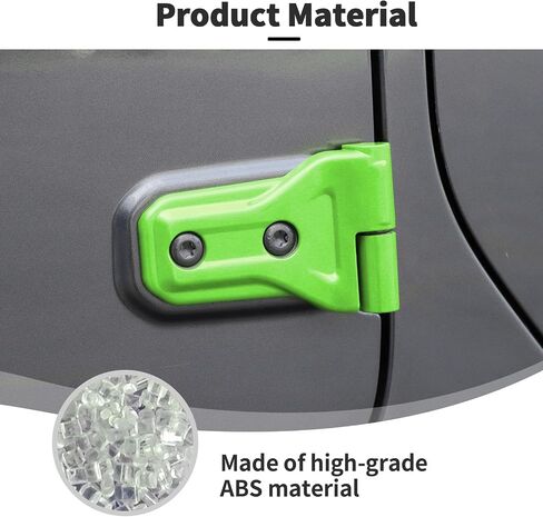Jwwy for Jeep JL Hinge Kits Door Door Cover Cover Park Tyre Carrier Bracket Cover Cover Trim Trim For 2018-2024+Jeep Wrangler JL Jlu & Gladiator JT Outside Accessories 20pcs White in Kuwait