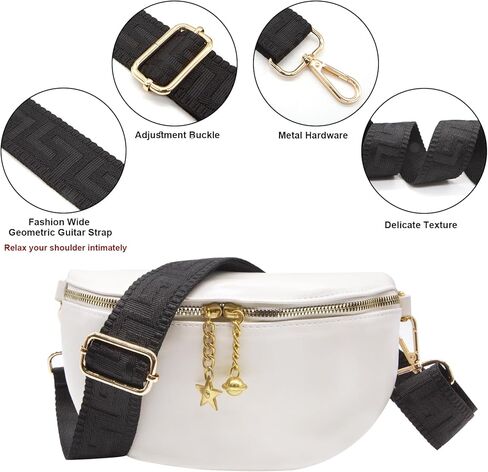 حزام محفظة حارس طويل واسعة 3.8 سم حزام كتف Crossbody حقيبة استبدال أحزمة الغيتار قابل للتعديل للنساء حقائب اليد in Kuwait