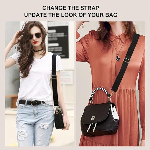 حزام محفظة حارس طويل واسعة 3.8 سم حزام كتف Crossbody حقيبة استبدال أحزمة الغيتار قابل للتعديل للنساء حقائب اليد in Kuwait