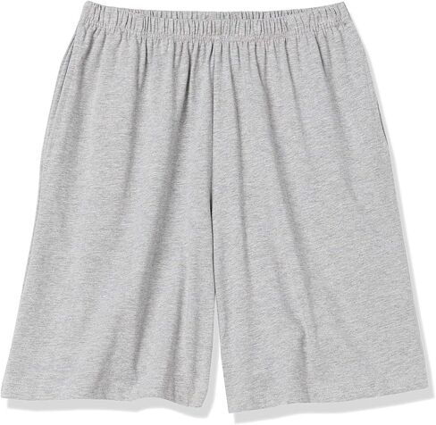 شورت AmeriMark للسيدات - شورت برمودا رياضي بخصر مطاطي بالكامل - شورت جولف للسيدات مصنوع من القطن بنسبة 100% مع جيوب باللون الكحلي 4X in Kuwait