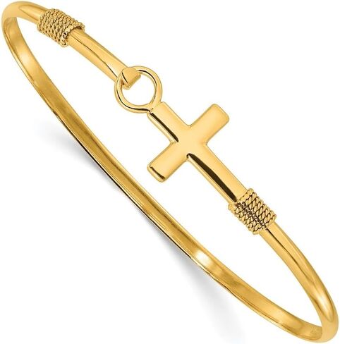 925 Sterling Silver Gold-Gold-Bangle Bangele 7.25 " in Saudi Arabia