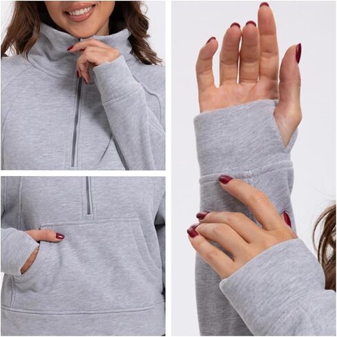 Half Half zip Hoodies اقتصاص Sweatershirt Dulover Sweatershirt 2025 ملابس الموضة ملابس مع جيب in Saudi Arabia