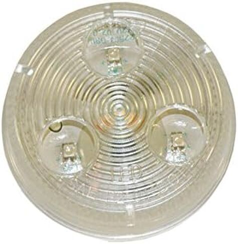 Optronics 2" Round Sealed LED Marker/Clearance Light - Red with Clear Lens (MCL55RCB) - Single in Saudi Arabia