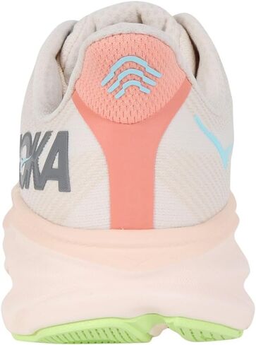 Hoka One One Clifton 9 1127896-BSW Textile Womens Trainers - Blanc De Blanc Swim Day - 9.5 US in Kuwait