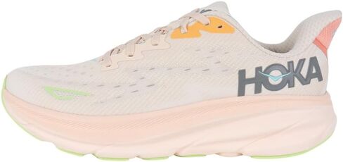 Hoka One One Clifton 9 1127896-BSW Textile Womens Trainers - Blanc De Blanc Swim Day - 9.5 US in Kuwait