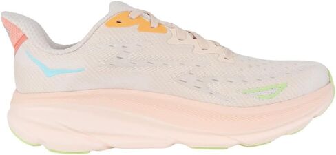 Hoka One One Clifton 9 1127896-BSW Textile Womens Trainers - Blanc De Blanc Swim Day - 9.5 US in Kuwait