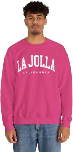 La Jolla California Adult Unisex Crewneck Sweatshirt in Kuwait