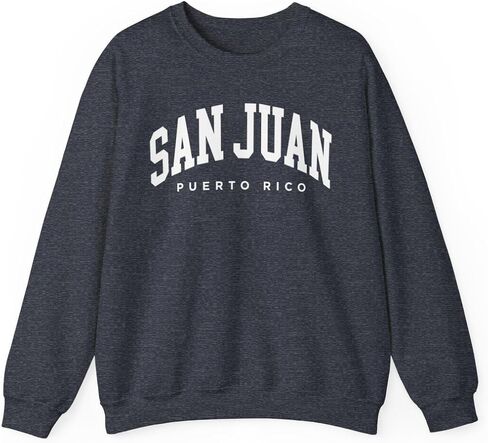 San Juan Puerto Rico Adult Unisex Crewneck Sweatshirt in Kuwait
