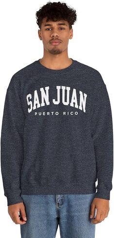 San Juan Puerto Rico Adult Unisex Crewneck Sweatshirt in Kuwait