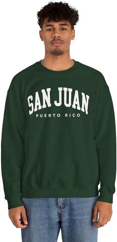 San Juan Puerto Rico Adult Unisex Crewneck Sweatshirt in Kuwait