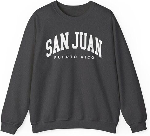 San Juan Puerto Rico Adult Unisex Crewneck Sweatshirt in Kuwait