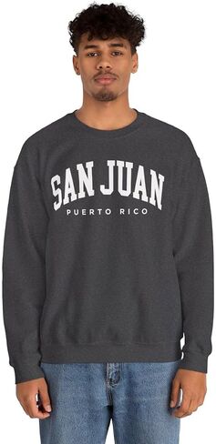 San Juan Puerto Rico Adult Unisex Crewneck Sweatshirt in Kuwait