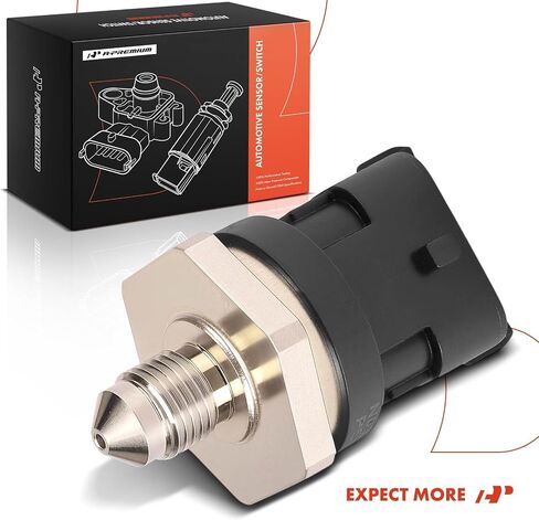 A-Premium Fuel Pressure Sensor [3 Pins] Compatible with Hyundai Sonata, Santa Fe, Accent, Tucson, Genesis, Veloster, Equus, Elantra GT & Kia Soul, Optima, Sorento, Forte, Rio, Sedona, Cadenza, K900 in Saudi Arabia