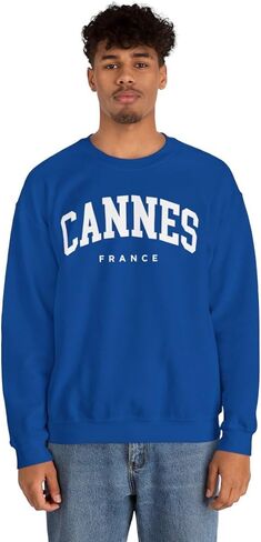 Cannes France Adult Unisex Crewneck Sweatshirt in Kuwait