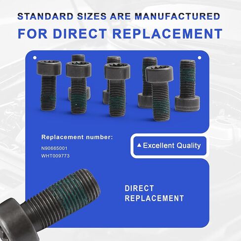 N90665001 WHT009773 مجموعة دولاب الموازنة المتوافقة مع 1.8T 2.0T Audi A1 A3 A4 A5 A6 A7 in Kuwait