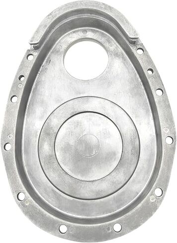 1 Set Silver Polished Aluminum Timing Chain Cover Kit With Gaskets And Bolts Fits for Small Block Chevy SBC 283 305 327 350 383 400 in Saudi Arabia