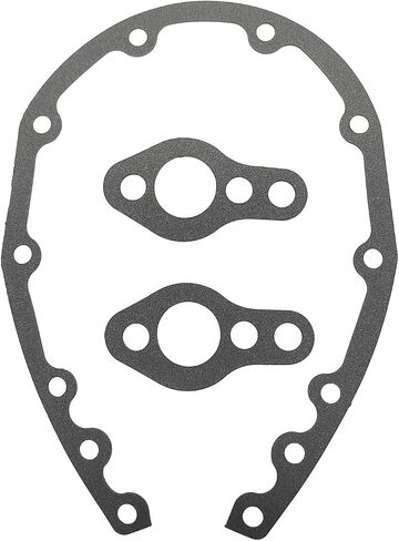 1 Set Silver Polished Aluminum Timing Chain Cover Kit With Gaskets And Bolts Fits for Small Block Chevy SBC 283 305 327 350 383 400 in Saudi Arabia