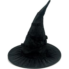 Halloween Black Witch Hat Black Witches Hat for Women Halloween Costumes Accessories in Saudi Arabia