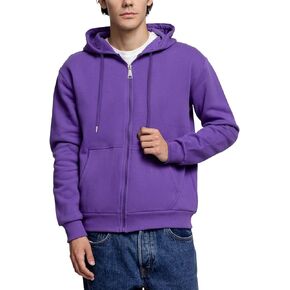 رجال غلة مقنعين للرجال الصوف الكامل zip عادي للجنسين للجنسين sherpa بطانة m إلى 3xl in Kuwait