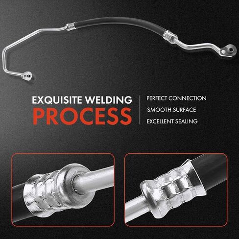 مجموعة خرطوم خط التفريغ A-Premium A/C متوافقة مع Volvo 850 1995-1997 ، C70 1999-2000 ، S70 V70 1998-2000 ، ضاغط إلى المكثف in Kuwait