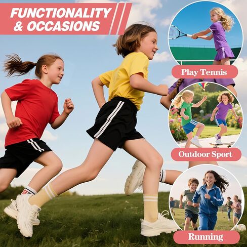 جوارب الأطفال الرياضية الرياضية الرياضية الرياضية الجوارب كرة السلة طاقم القطن في الهواء الطلق جوارب قابلة للتنفس 6 أزواج in Kuwait