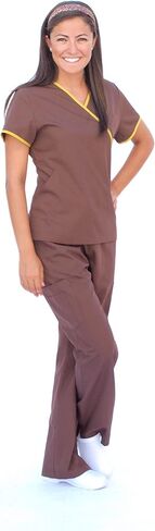 Reina 1006 Mini Wrap Top W/Invisible Pockets و Pants Pants in Saudi Arabia