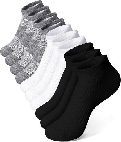 10 Pairs Kids Socks for Boys Girls Ankle Athletic Low Cut Socks Half Cushioned Crew Cotton No Show Running Sock in Kuwait