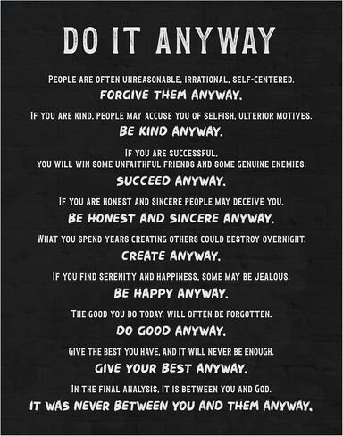 Inspirational Quotes Wall Decor for Men - Black Office Wall Decor - Motivational poster - Motivational Wall Art - Office Wall Art & Decor - positive Sayings - Do It Poster 8x10 Yellowbird Art & Design in Saudi Arabia