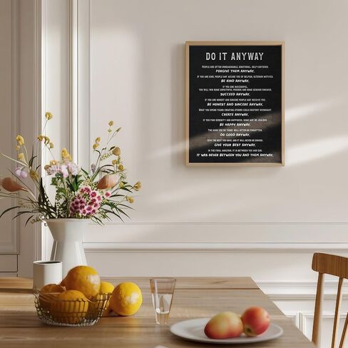 Inspirational Quotes Wall Decor for Men - Black Office Wall Decor - Motivational poster - Motivational Wall Art - Office Wall Art & Decor - positive Sayings - Do It Poster 8x10 Yellowbird Art & Design in Saudi Arabia