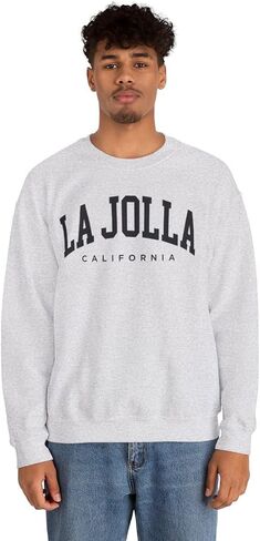 La Jolla California Adult Unisex Crewneck Sweatshirt in Saudi Arabia