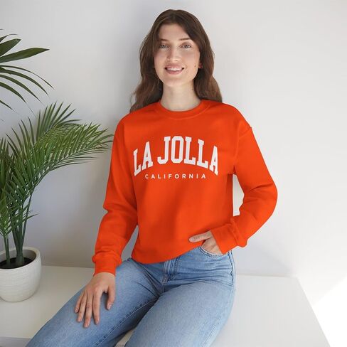 La Jolla California Adult Unisex Crewneck Sweatshirt in Saudi Arabia