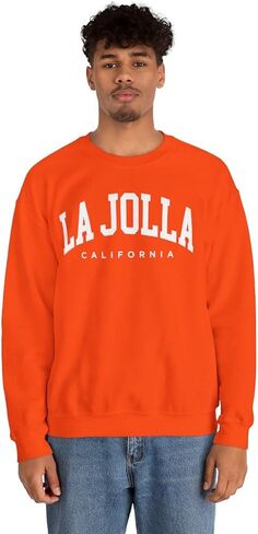 La Jolla California Adult Unisex Crewneck Sweatshirt in Saudi Arabia