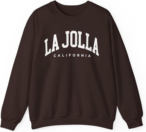 La Jolla California Adult Unisex Crewneck Sweatshirt in Saudi Arabia