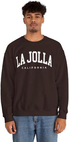 La Jolla California Adult Unisex Crewneck Sweatshirt in Saudi Arabia