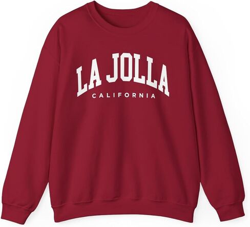 La Jolla California Adult Unisex Crewneck Sweatshirt in Saudi Arabia