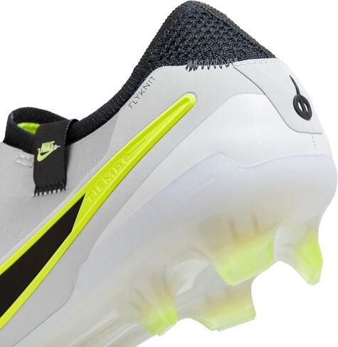 Nike Tiempo Legend 10 Elite Firm-Ground Low-Top Soccer Cleats (DV4328-001 ، Silver/Volt/Black) 9 in Saudi Arabia