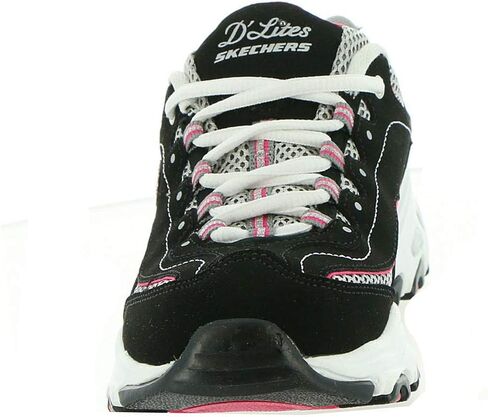 Skechers Women's D Lites Life Saver Shoes, Black/Black, 7 M in Saudi Arabia