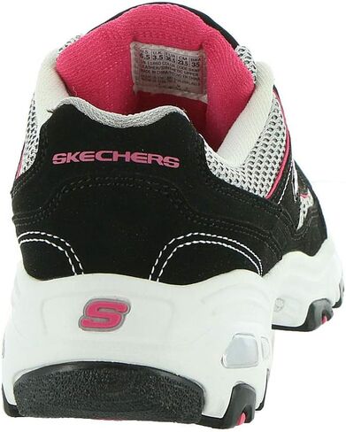 Skechers Women's D Lites Life Saver Shoes, Black/Black, 7 M in Saudi Arabia