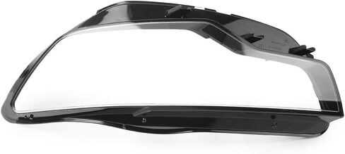CNARDG24 1PC BLACK & CLEAR LINDAMP Lens Cover Placension لـ C7 A6L A61 2013 2014 ، الجانب الأيسر in Kuwait